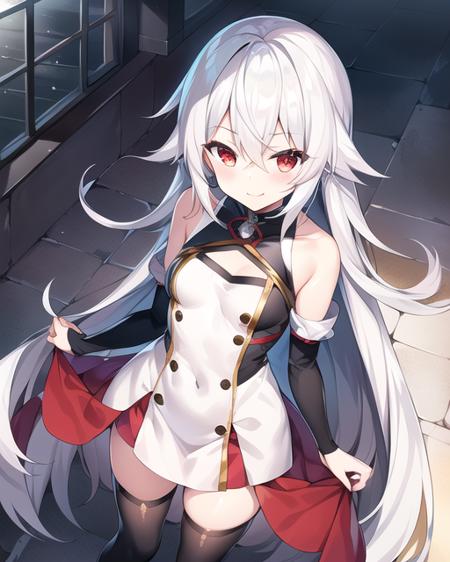 00591-96311538-masterpiece, best quality, anime, 1girl, solo ,mist train Yakutsk,white hair, very long hair, red eyes,white dress,black legwear.png